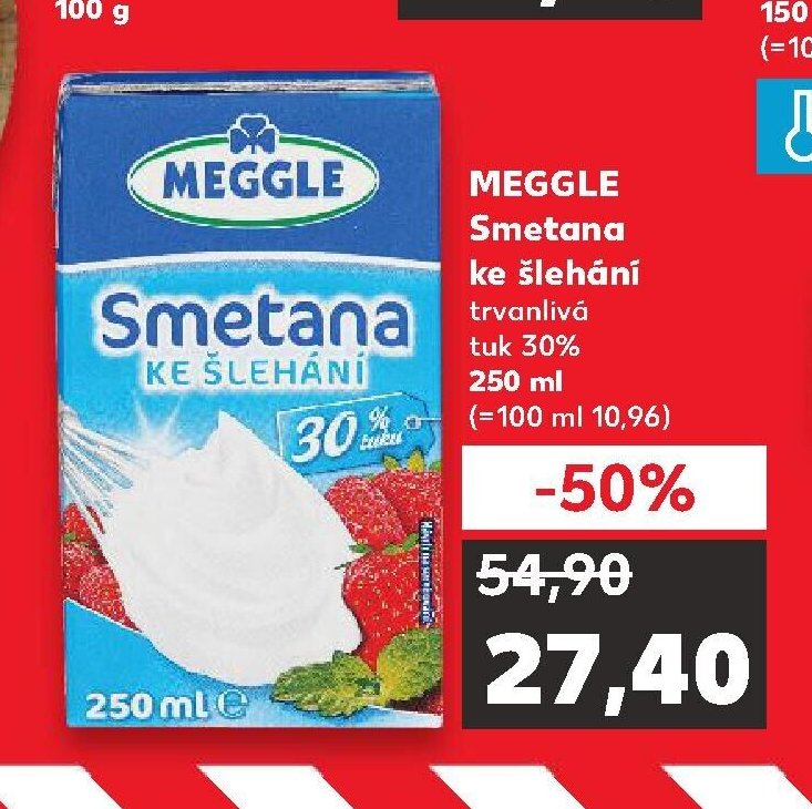 Meggle Smetana ke šlehání