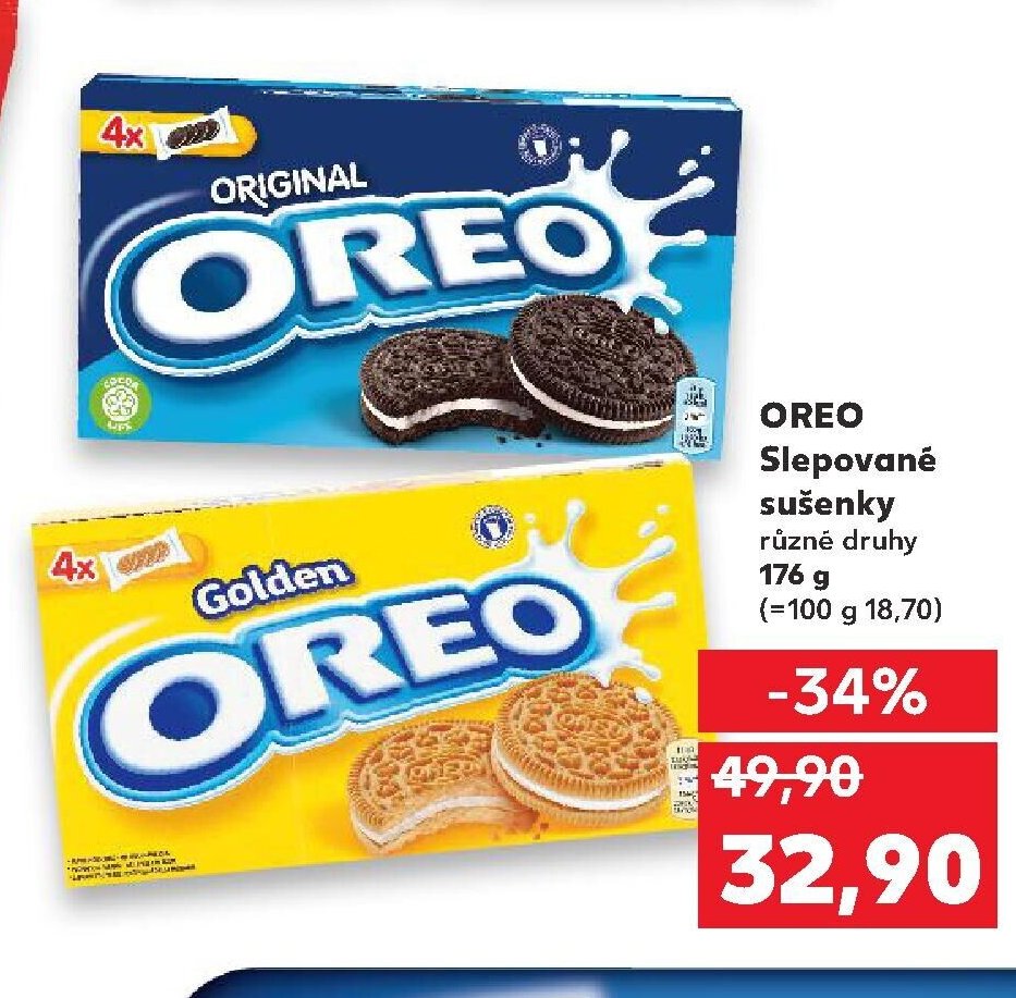 OREO Slepované sušenky