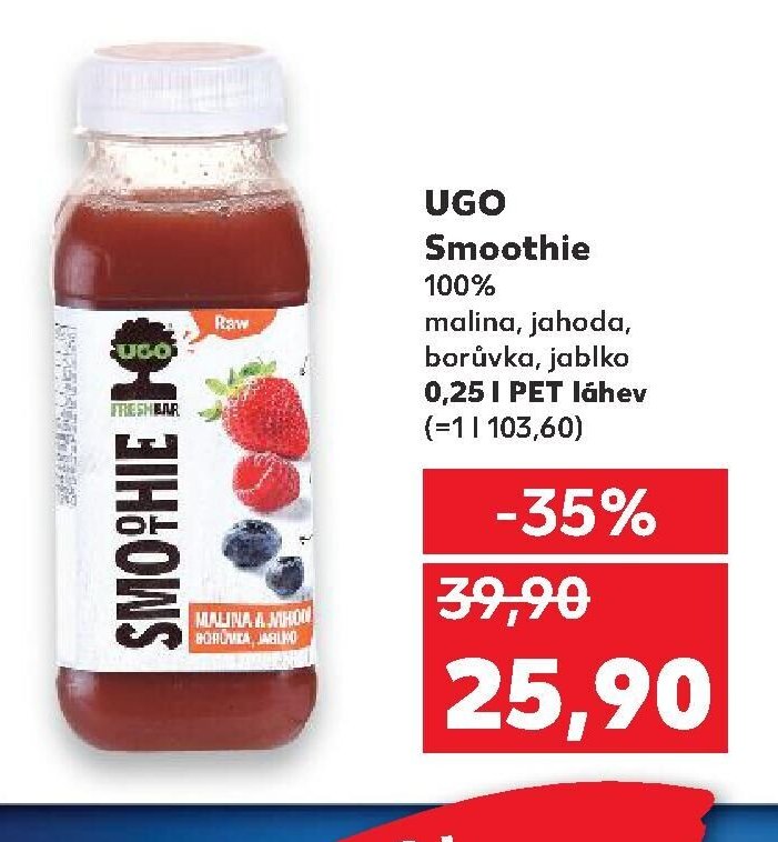 UGO Smoothie 100% 0,25 l