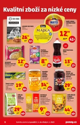 akční leták Penny Market 2.1.2022-4.1.2022