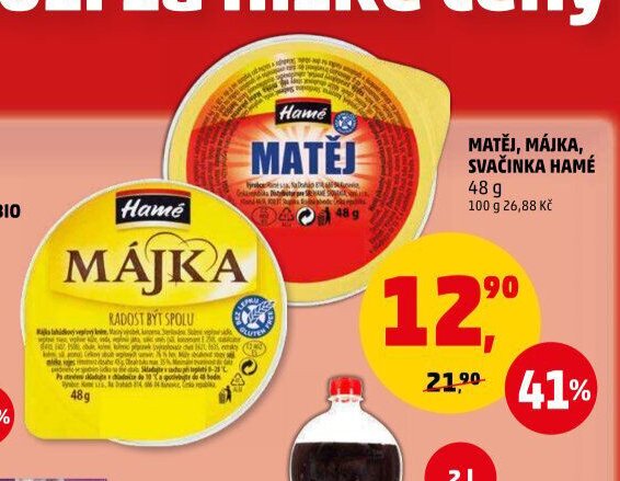 MATĚJ, MÁJKA, SVAČINKA HAMÉ 48 g