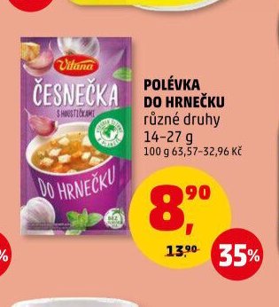 POLÉVKA DO HRNEČKU různé druhy 14-27 g