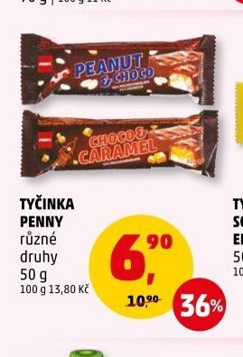 Tyčinka Penny různé druhy 50 g