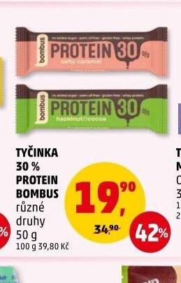 Tyčinka 30% Protein Bombus různé druhy 50 g