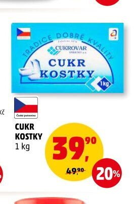 CUKR KOSTKY 1 kg