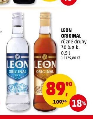 LEON ORIGINAL různé druhy 0,5 l