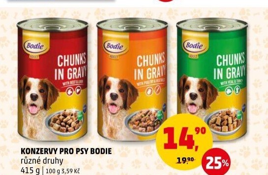 Konzerva pro psy Bodie