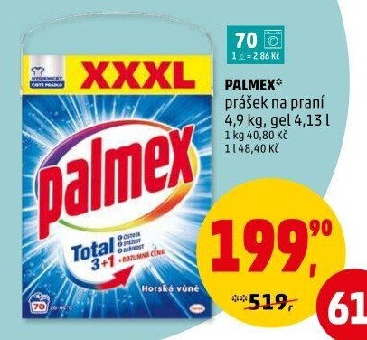 Prací prášek Palmex