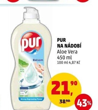 Prostředek na nádobí Pur