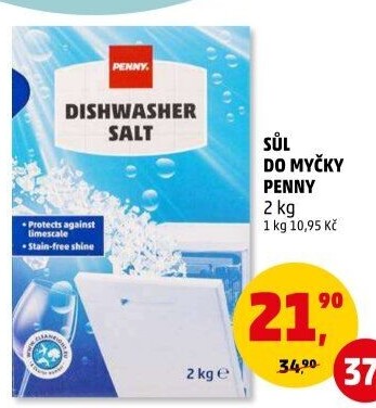 Sůl do myčky Penny