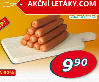 Párky krůtí Vodňanské kuře