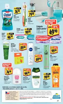 akční leták Albert 2.1.2023-10.1.2023