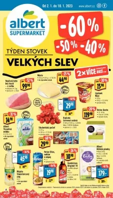 akční leták Albert 2.1.2023-10.1.2023