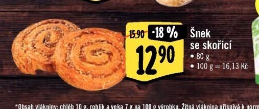 Šnek se skořicí
