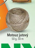 Motouz jutový 50 g, 50 m