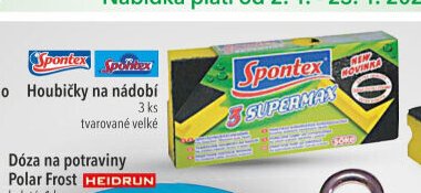 Spontex Houbičky na nádobí 3 ks