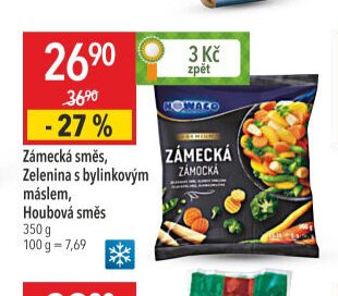 Zámecká směs, Zelenina s bylinkovým máslem, Houbová směs
