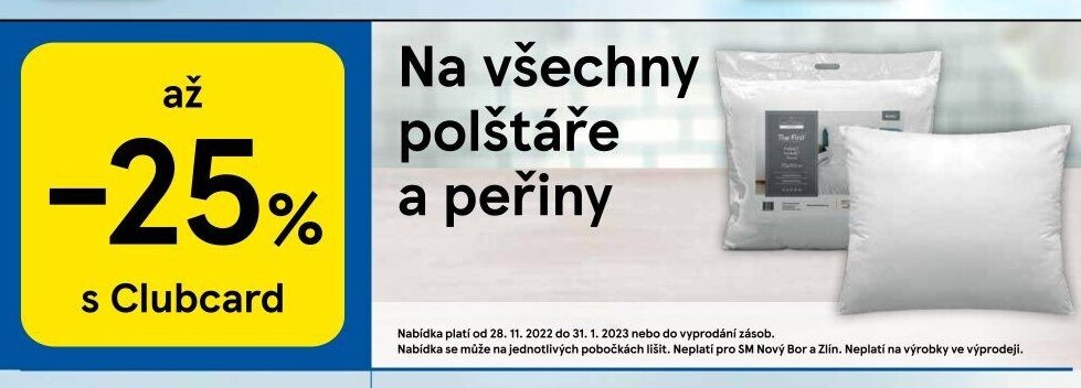 Polštáře a peřiny