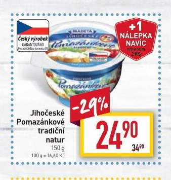 Jihočeské Pomazánkové tradiční natur