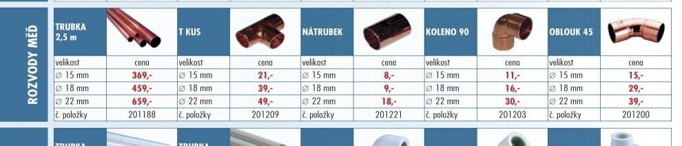 Rozvody měď - UNI HOBBY akcniletaky.com