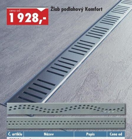 Žlab podlahový Komfort - UNI HOBBY akcniletaky.com