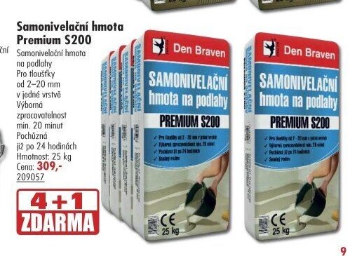 Samonivelační hmota Premium S200 - UNI HOBBY akcniletaky.com