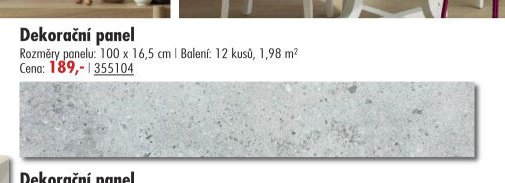 Dekorační panel - UNI HOBBY akcniletaky.com
