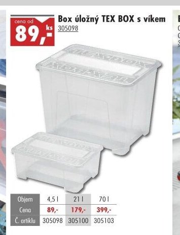 Box úložný TEX BOX s víkem - UNI HOBBY akcniletaky.com