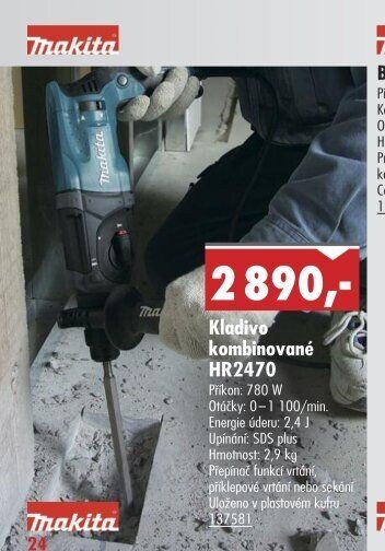 Kladivo kombinované HR2470 - UNI HOBBY akcniletaky.com