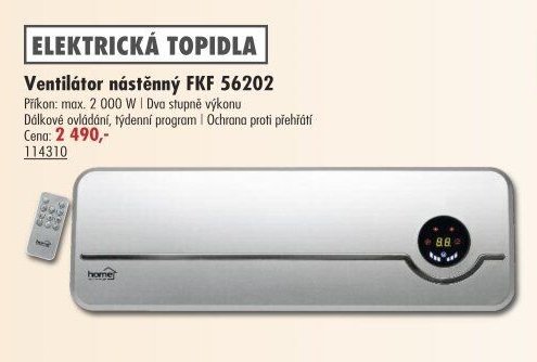 Ventilátor nástěnný FKF 56202 - UNI HOBBY akcniletaky.com