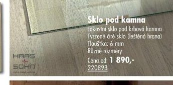 Sklo pod kamna - UNI HOBBY akcniletaky.com