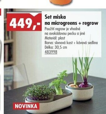 Set miska na microgreens + regrow - UNI HOBBY akcniletaky.com