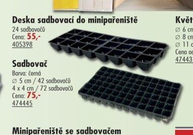 Deska sadbovací do minipařeniště - UNI HOBBY akcniletaky.com