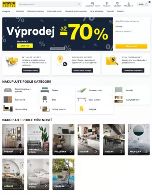 akční leták Sconto nábytek 3.1.2023-9.1.2023