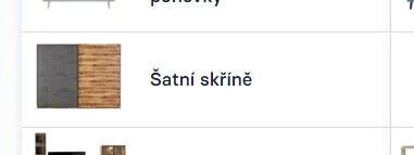 Šatní skříně