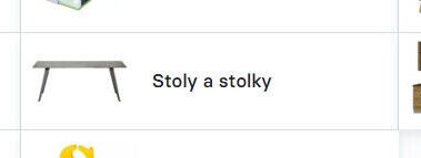 Stoly a stolky