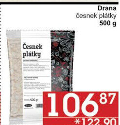 Koření Česnek plátky Drana