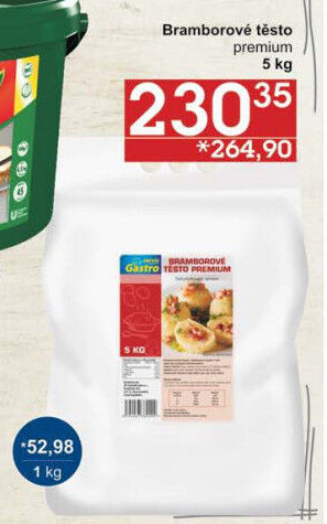 Těsto bramborové v prášku Premium Gastro Servis