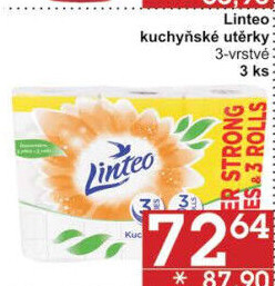 Utěrky kuchyňské 3vrstvé Linteo