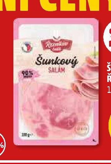 ŠUNKOVÝ SALÁM ŘEZNÍKŮV TALÍŘ