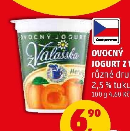 OVOCNÝ JOGURT Z VALAŠSKA
