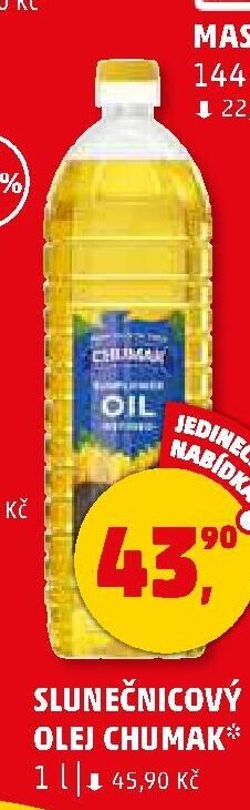 SLUNEČNICOVÝ OLEJ CHUMAK