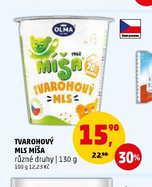 TVAROHOVÝ MLS MÍŠA různé druhy