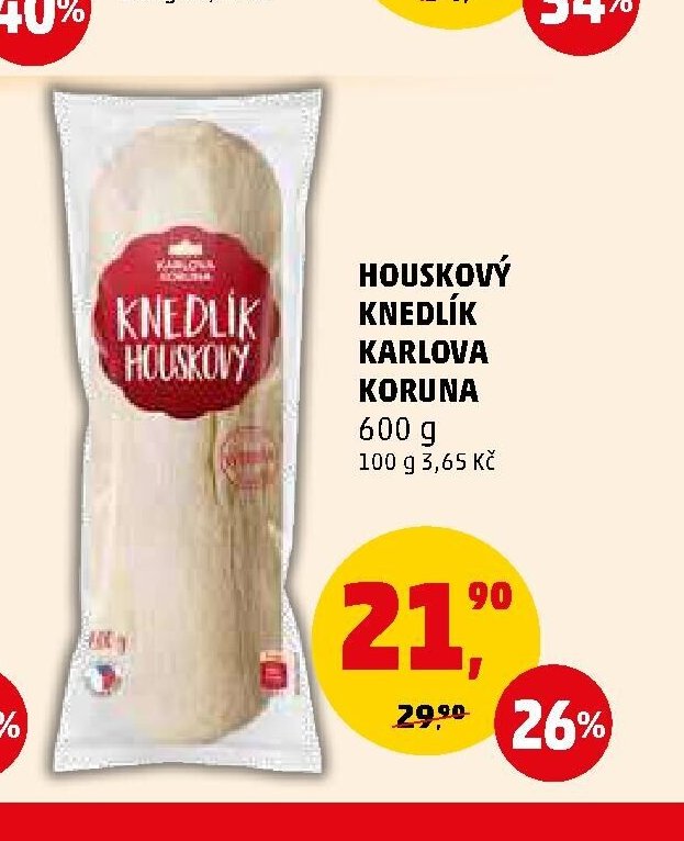 HOUSKOVÝ KNEDLÍK KARLOVA KORUNA