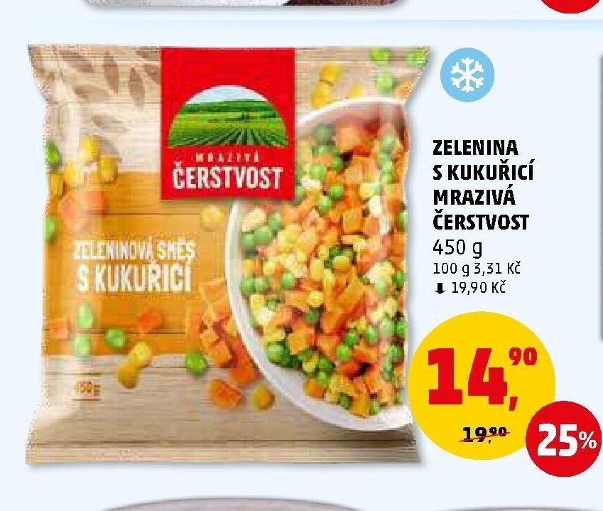 ZELENINA S KUKUŘICÍ MRAZIVÁ ČERSTVOST