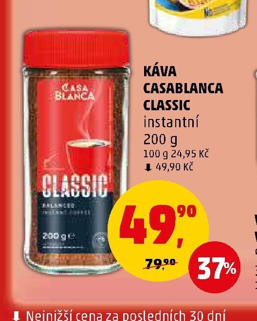 KÁVA CASABLANCA CLASSIC instantní