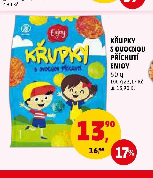 KŘUPKY S OVOCOU PŘÍCHUTÍ ENJOY