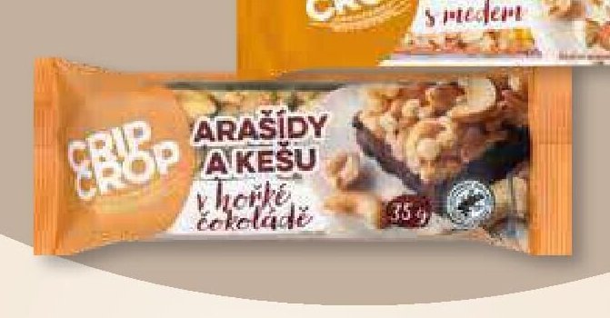 Oříšková tyčinka Crip Crop (arašídy a kešu)