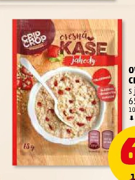 Ovesná kaše Crip Crop s jahodami