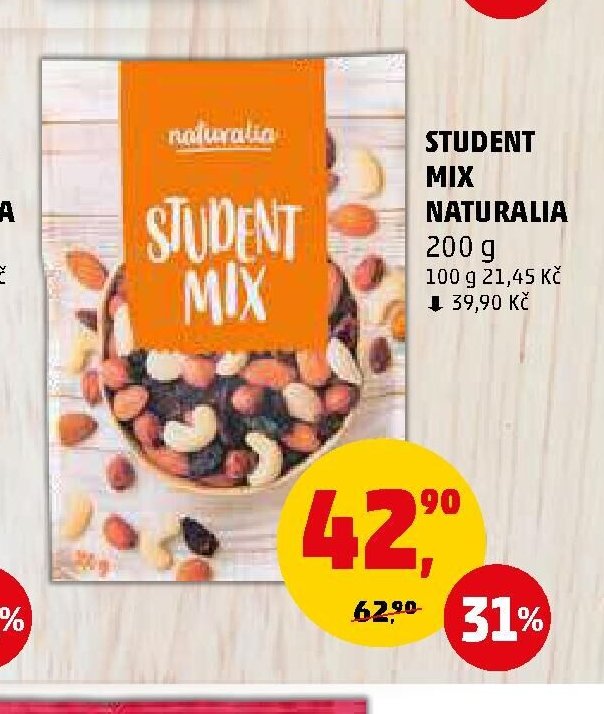 STUDENT MIX NATURALIA 200 g